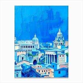 Rome Skyline Canvas Print