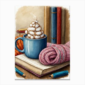 Mug Of Hot Cocoa Canvas Print