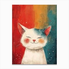 Cat Painting 1 Canvas Print