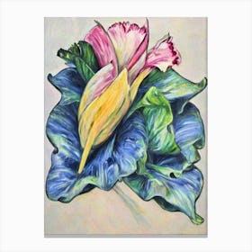 Endive Fauvist vegetable Canvas Print