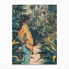 In The Garden Balboa Park Usa 1 Canvas Print