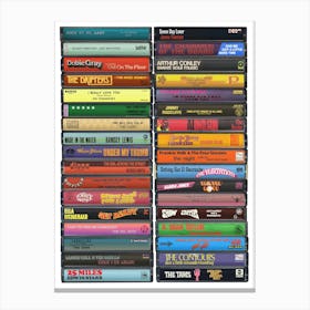 Northern Soul Music - Cassette Print Canvas Print