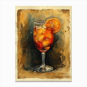 Aperol Spritz Art Print 405 Canvas Print