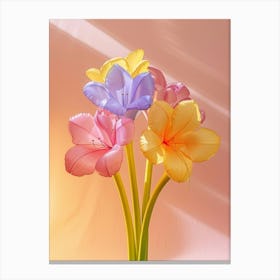 Dreamy Inflatable Flowers Amaryllis 5 Canvas Print