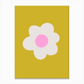 Painted Flower Canvas Print