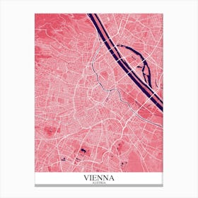 Vienna Pink Purple Canvas Print