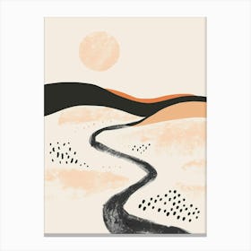 Desert Road Canvas Print