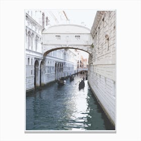 White Venice Canvas Print