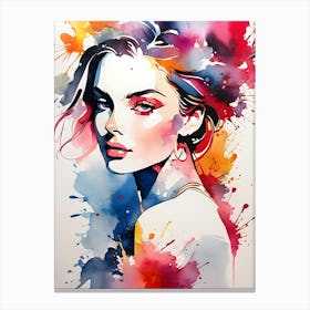 Artist Girl Canvas Print