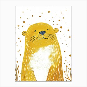 Yellow Sea Lion 2 Canvas Print