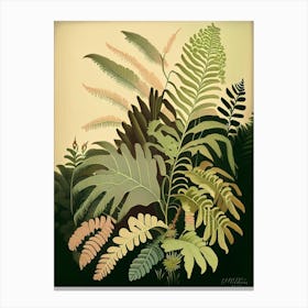 Mother Fern Rousseau Inspired Canvas Print
