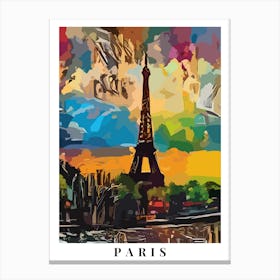 Paris Eiffel Tower Canvas Print