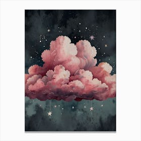 Pink Clouds In The Sky Canvas Print