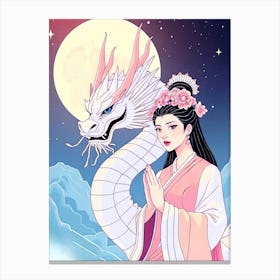 Mystical Fantasy Illustration 8 Canvas Print