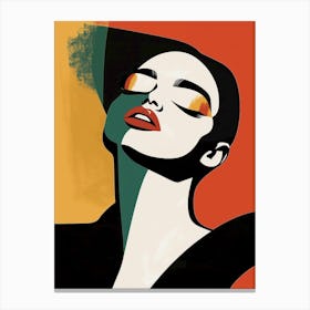 Portrait Of A Woman Canvas Print