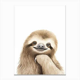 Cute Sloth Canvas Print