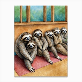 Sloths Canvas Print