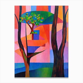 Cinnamon Tree Tree Cubist 1 Canvas Print
