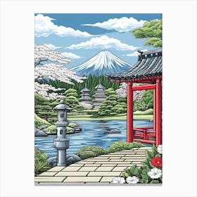 Japanese Garden 1 Canvas Print