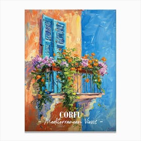 Mediterranean Views Corfu 1 Canvas Print