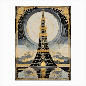 Black Tower Canvas Print