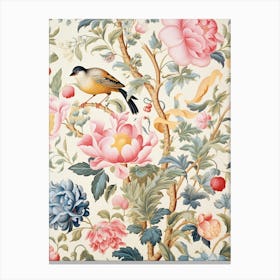 Chinese Floral Wallpaper 4 Canvas Print