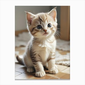 Cute Kitten 13 Canvas Print