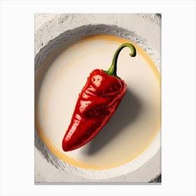 Red Chili Pepper 3 Canvas Print