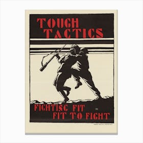 Tough Tactics Canvas Print