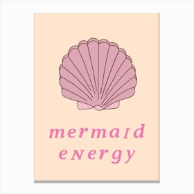Mermaid Energy Canvas Print