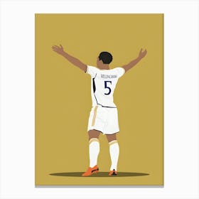 Jude Bellingham Inspired Soccer Canvas Print