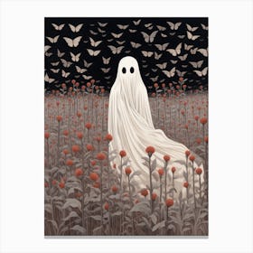 Ghost In The Field 2 Canvas Print