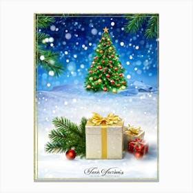 Christmas Tree 80 Canvas Print