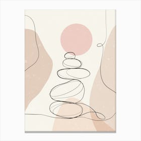 Zen Stone Stack Canvas Print