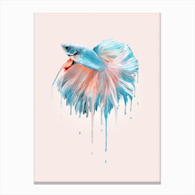 Melting Fish Canvas Print