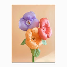 Dreamy Inflatable Flowers Wild Pansy 2 Canvas Print