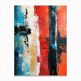 Abstract Painting, Boho Art Style 2 Canvas Print