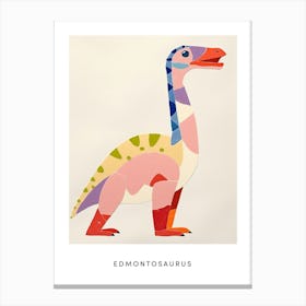 Nursery Dinosaur Art Edmontosaurus 2 Poster Canvas Print