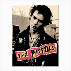 Sex Pistols band music 3 Canvas Print