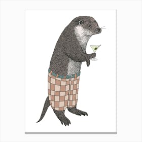 Dapper Otter Canvas Print