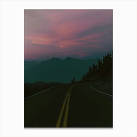 Dreamy Mountain Drive Canvas Print