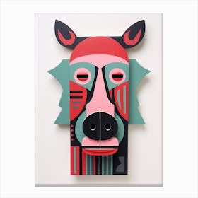 Mask Of A Wolf Canvas Print