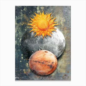 Astral Illustration Art Cosmos 01 Canvas Print