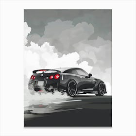 Nissan Gtr Canvas Print