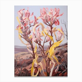Kangaroo Paw 1 Flower Painting Canvas Print