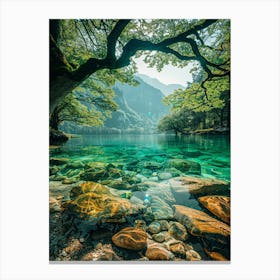 Lake In The Mountains 1 Canvas Print