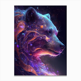 Galaxy Bear Canvas Print
