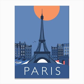 Paris Blue Canvas Print