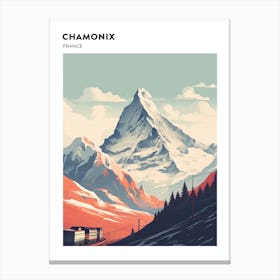 Chamonix France 2 Hiking Trail Landscape Poster Canvas Print