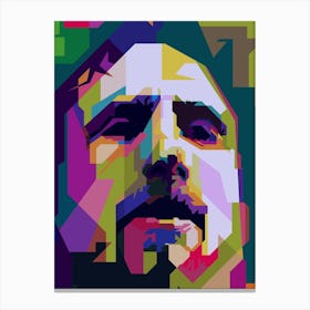 Zack De La Rocha RATM Singer Pop Art WPAP Canvas Print